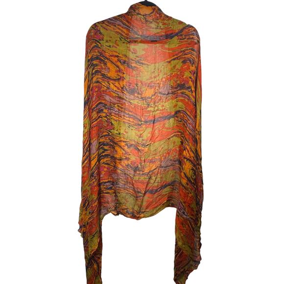 Vivante by VSA Accessories - Vivante By VSA Scarf Modal Blend Red Black Green NWT